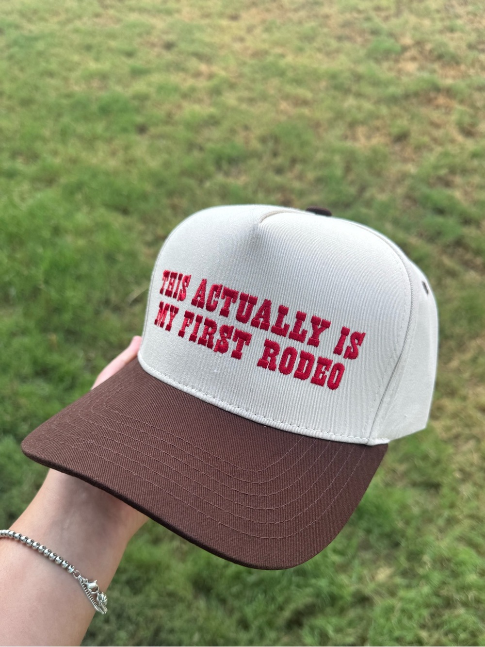 Embroidered Rodeo Trucker Hat
